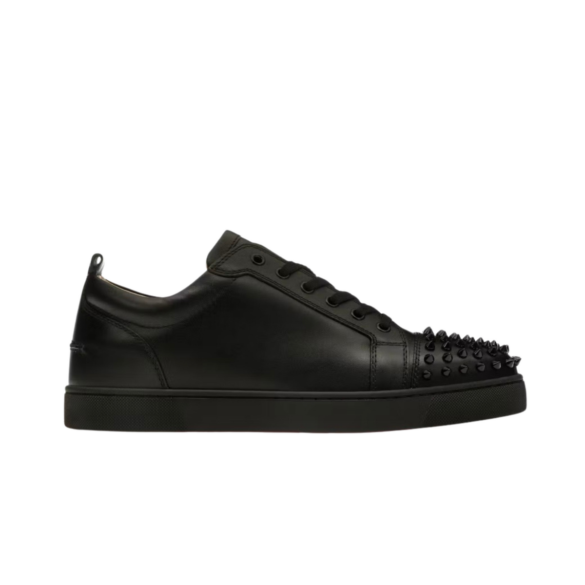 Christian Louboutin Spikes Triple Black Sneakers