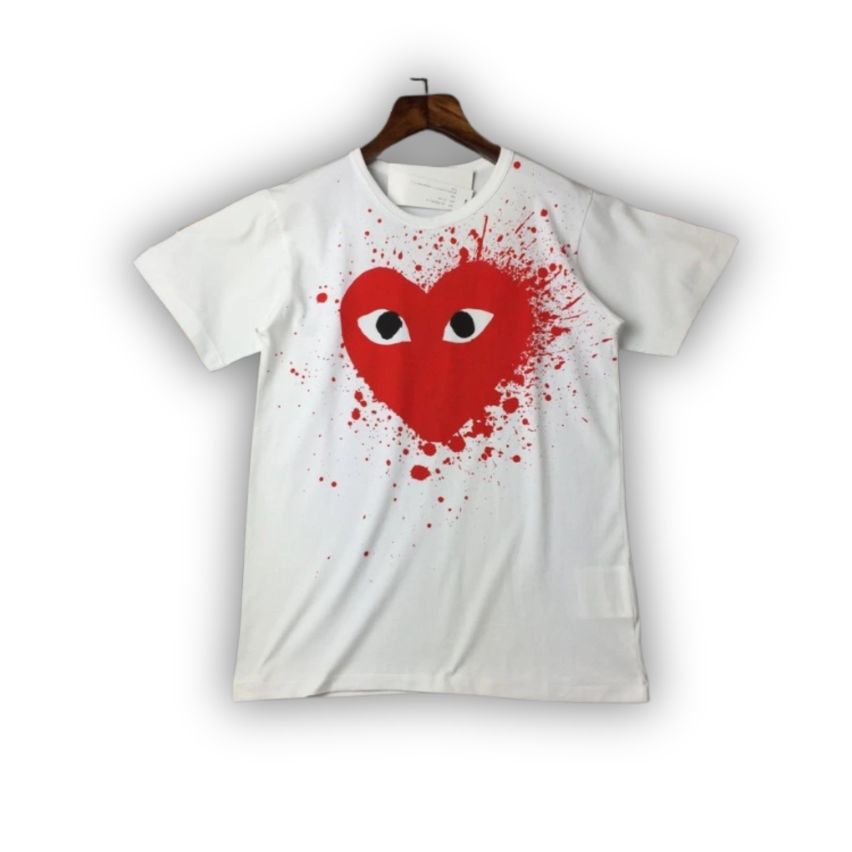 COMME des GARÇONS PLAY Heart Splatter T-Shirt