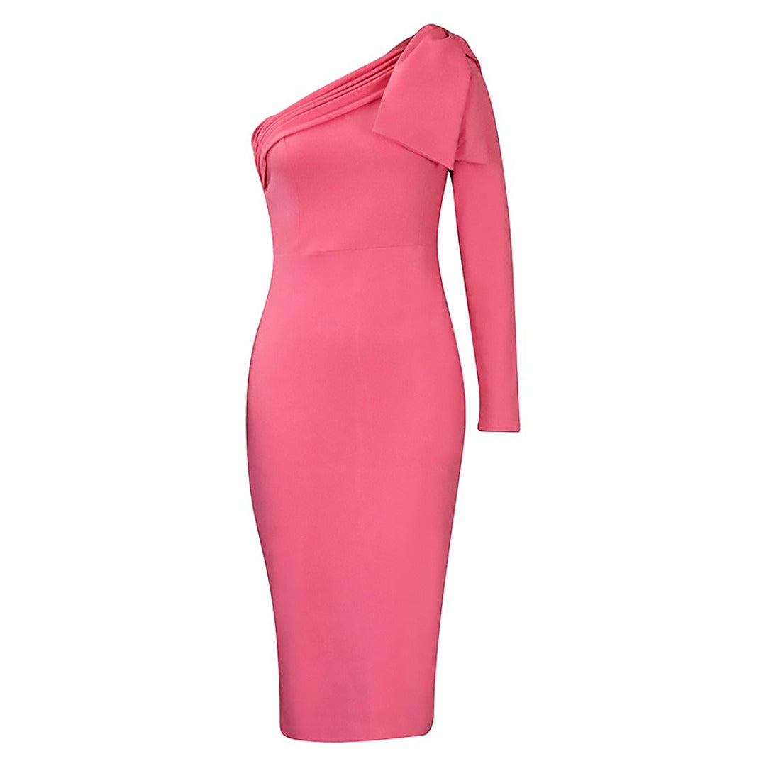 Women Dress Fall Winter Fashion Elegant Slim Dress