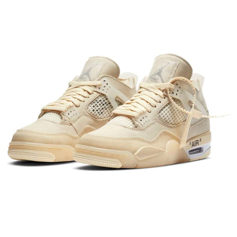 Air Jordan 4 x Off-White 'Sail'